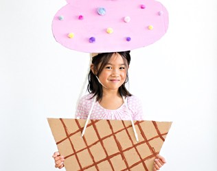 THE CUTEST ICE CREAM FANCY DRESS COSTUME FOR KIDS