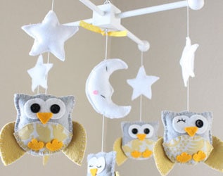 CUSTOM MADE FELT NURSERY MOBILES