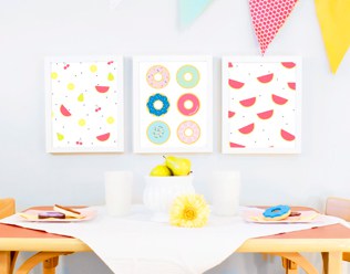HAPPY CHILDREN’S ART PRINTS FROM RITZY REBA
