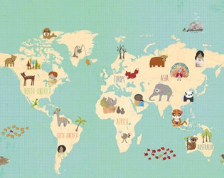 make geography fun for kids with these 10 unique maps