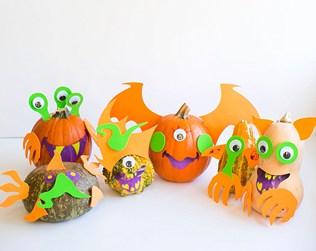 EASY MIX AND MATCH MONSTER PUMPKINS