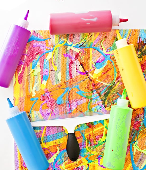 rainbowsqueegeepainting Hello Wonderful