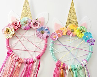 DIY UNICORN DREAMCATCHER