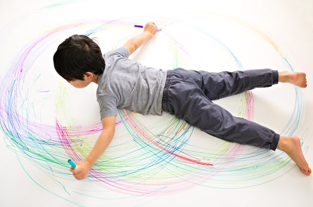 Giant Spirograph Art With Kids 