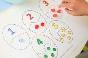 EGG COUNTING PUZZLE ACTIVITY - hello, Wonderful