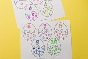 EGG COUNTING PUZZLE ACTIVITY - hello, Wonderful