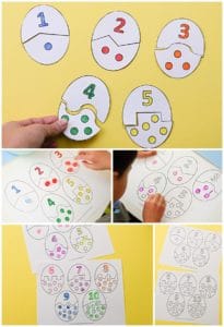 EGG COUNTING PUZZLE ACTIVITY - hello, Wonderful