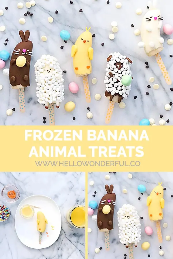 Frozen Banana Animal Treats
