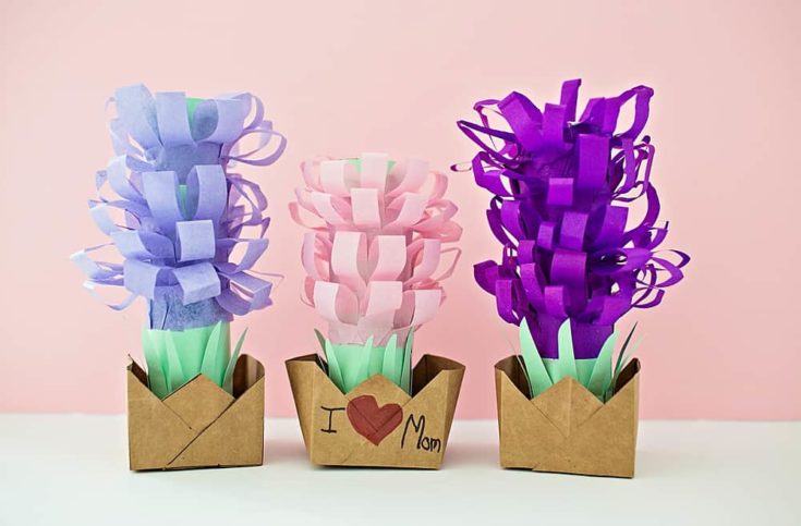 TISSUE PAPER HYACINTH FLOWERS