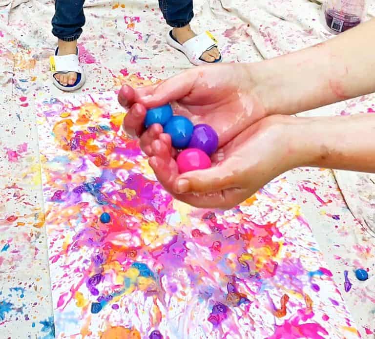 PAINT BALL PAINTING hello, Wonderful