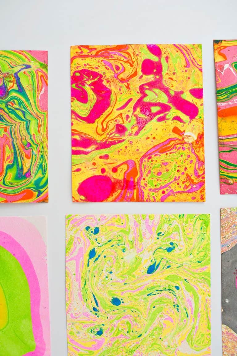 EASY DIY PAPER MARBLING AT HOME hello, Wonderful