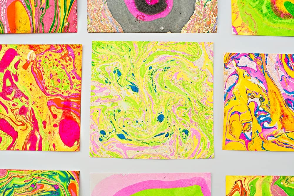 6 Easy Paper Marbling Techniques