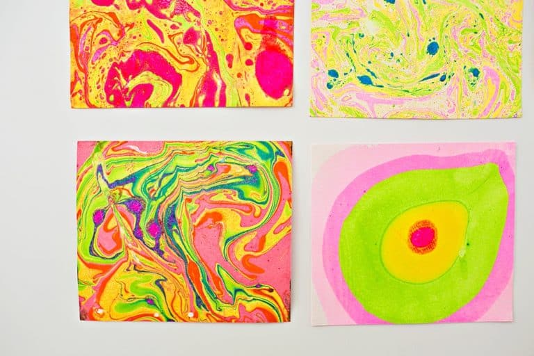 EASY DIY PAPER MARBLING AT HOME hello, Wonderful