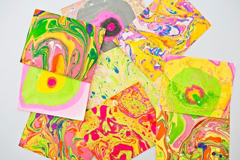 EASY DIY PAPER MARBLING AT HOME hello, Wonderful