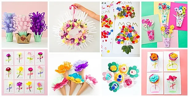 Easy Flower Art Projects Kids LOVE!
