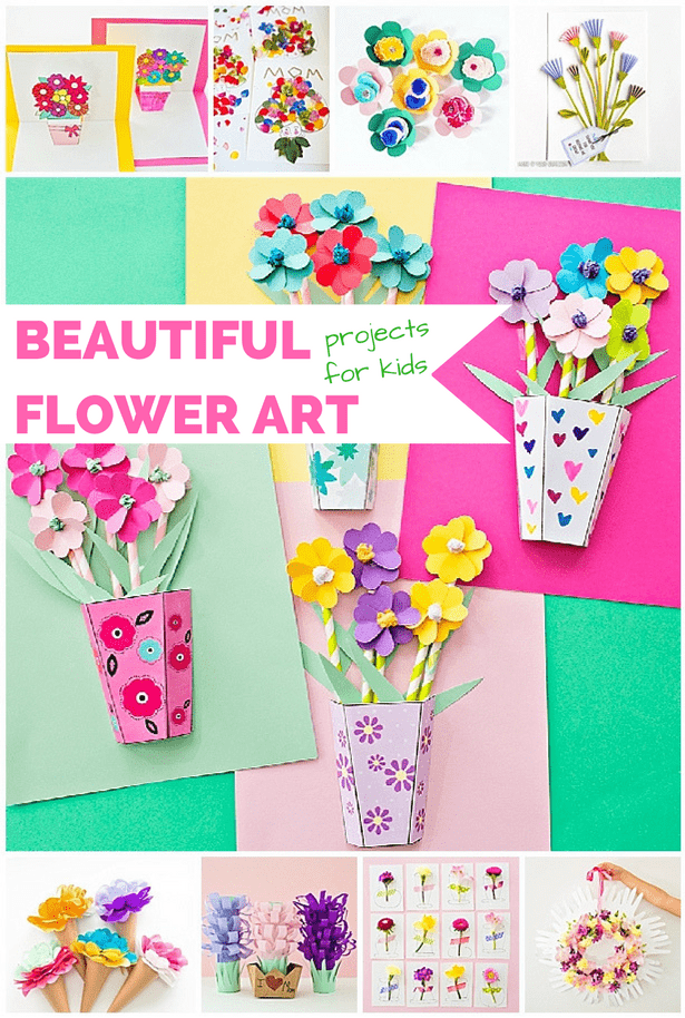 30+ Flower Art Projects for Kids - Fantastic Fun & Learning