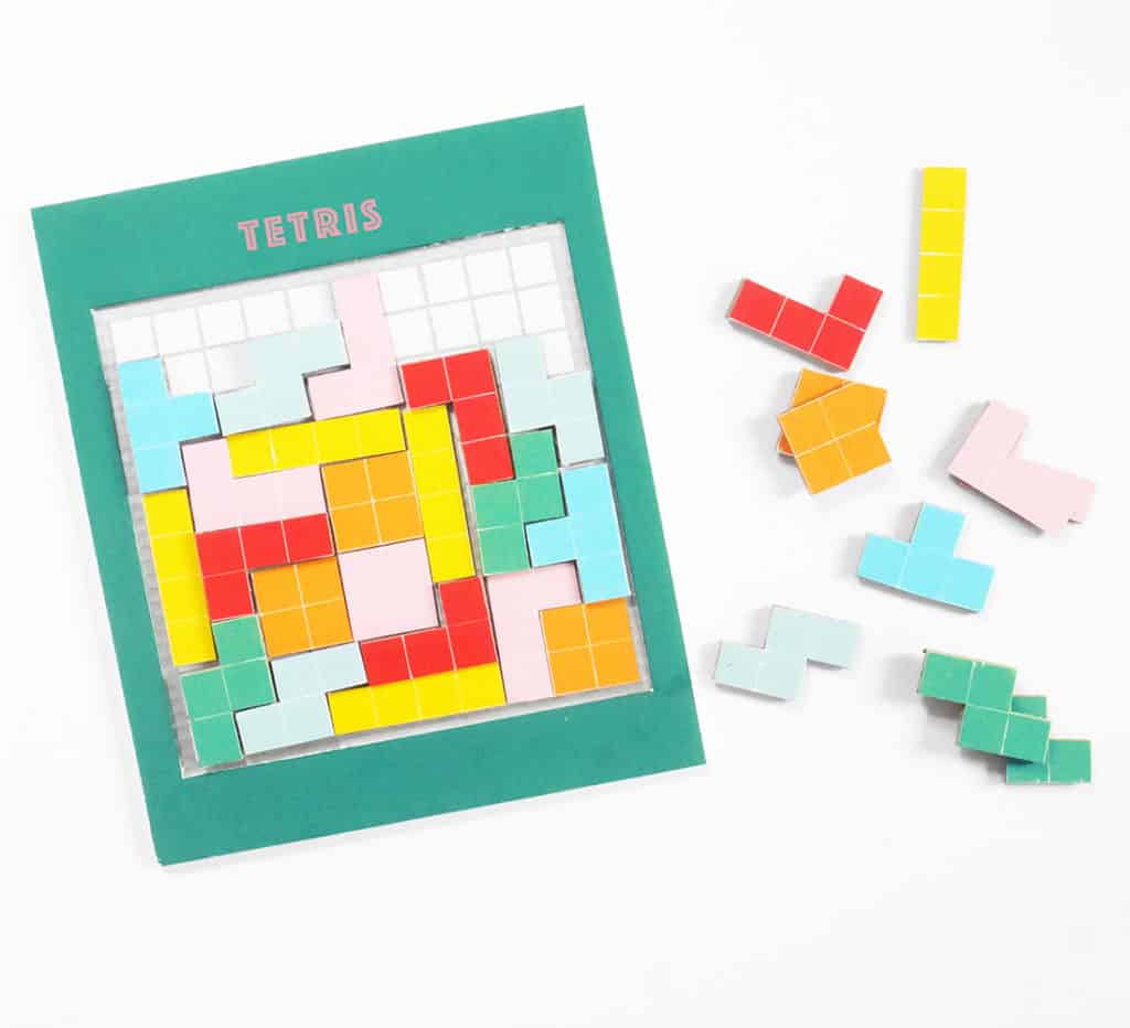 CARDBOARD DIY TETRIS GAME hello, Wonderful