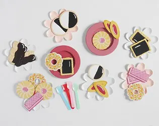 DIY your own set of adorable pretend play cookies from cardboard. A great recycled craft for kids!