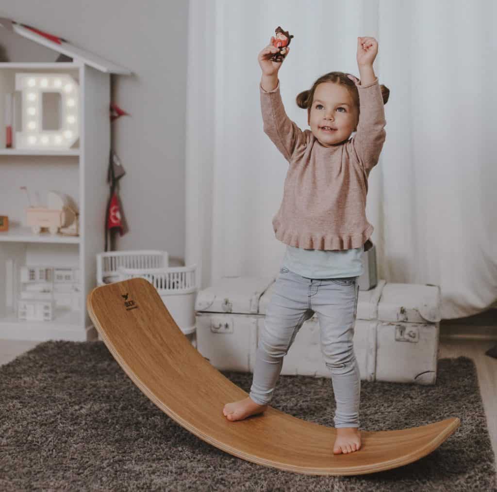 WOODEN BALANCE BOARD FOR KIDS hello, Wonderful