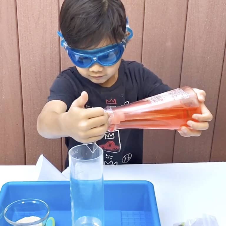 Elephant Toothpaste Science Experiment With Kids
