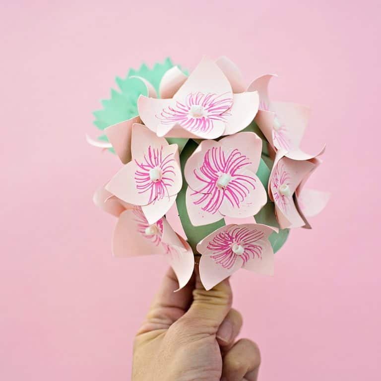 DIY PAPER HYDRANGEA FLOWERS hello, Wonderful
