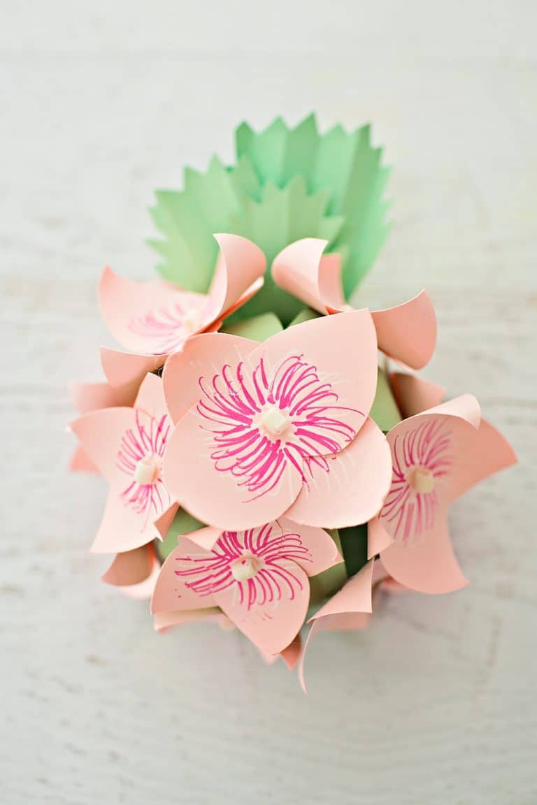 DIY PAPER HYDRANGEA FLOWERS - hello, Wonderful