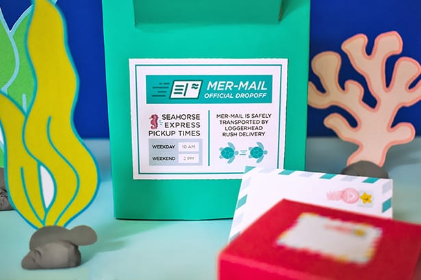 Make a Mer-Mailbox craft and fun Mermail with our free printable!