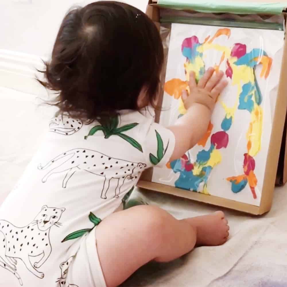 Mess free painting for babies and toddlers - Fun Mamma SA