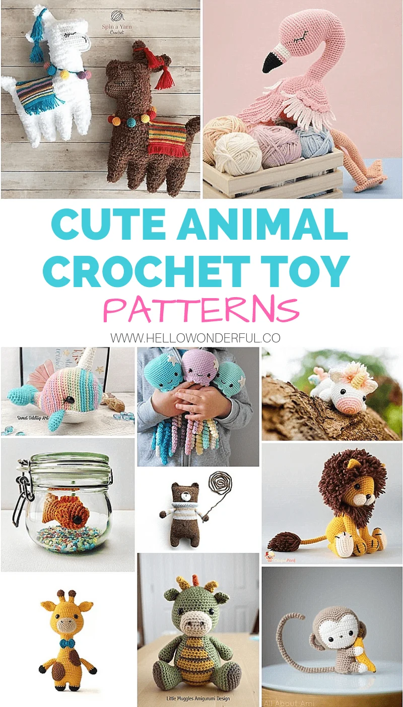 Crochet Pattern Book, Adorable Aquatic Animal Crochet Patterns