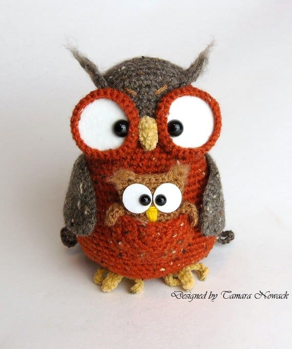 owl crochet toy pattern