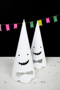 PAPER CONE GHOST PRINTABLE - hello, Wonderful