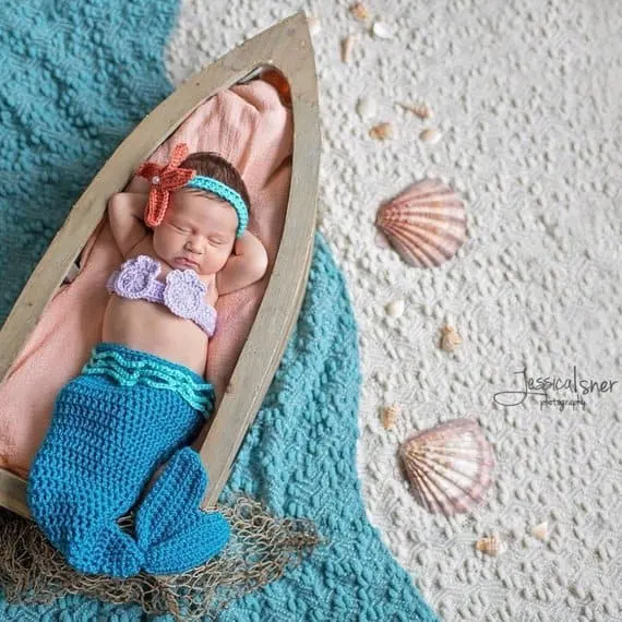 newborn baby mermaid costume