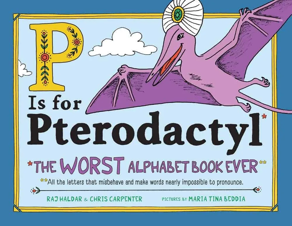 p is for pterodactyl alphabet book