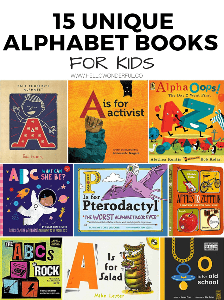 15 Unique Abc Alphabet Books For Kids Hello Wonderful