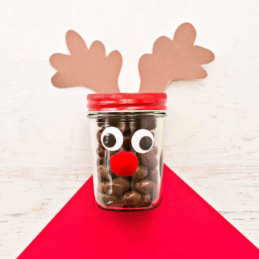 RUDOLPH REINDEER JAR TREATS AND GIFTS - Hello Wonderful