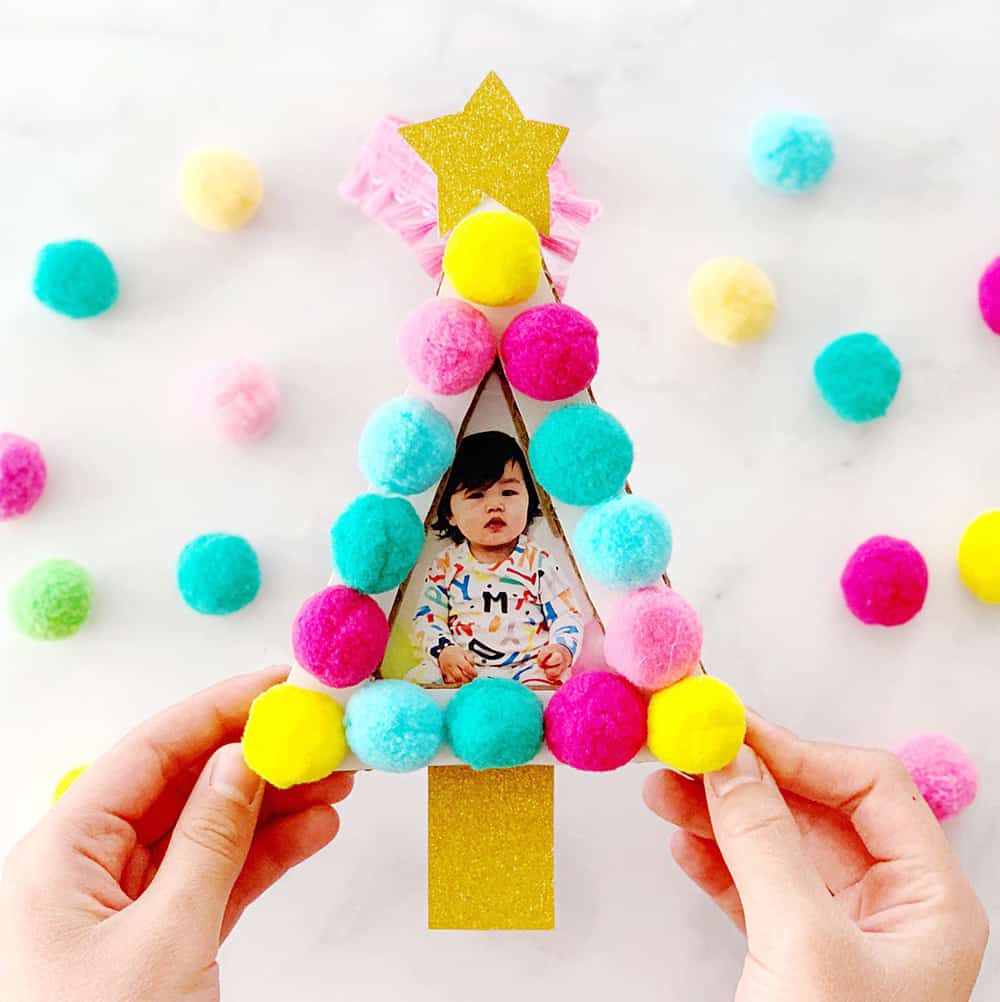 Fortælle mønt begynde POM POM TREE PHOTO ORNAMENT CRAFT - hello, Wonderful