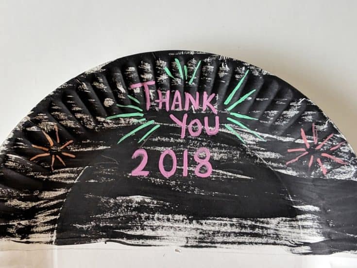 NEW YEAR'S EVE PAPER PLATE CRAFT FOR KIDS - hello, Wonderful