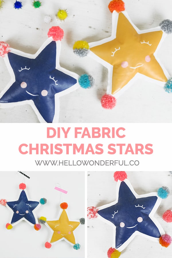 Create your own adorable holiday star softies with this simple DIY project. 