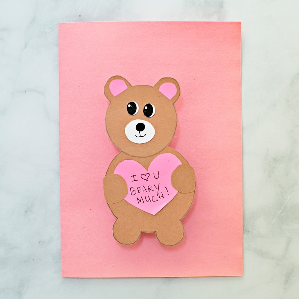 Simple DIY Valentine's Day card 