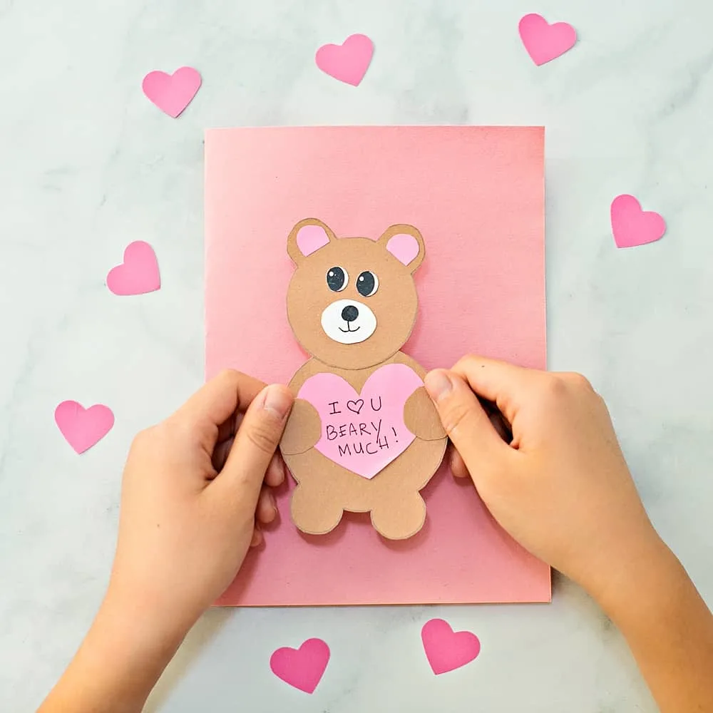 VALENTINE BEAR CARD