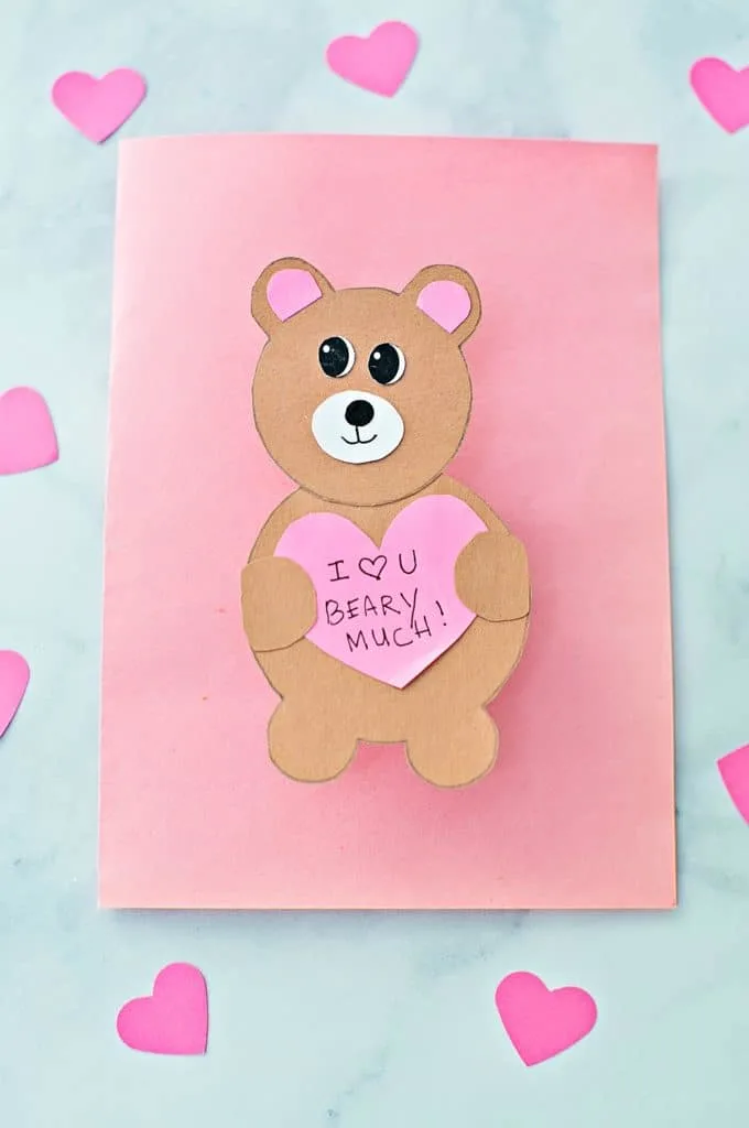 DIY VALENTINE BEAR CARD