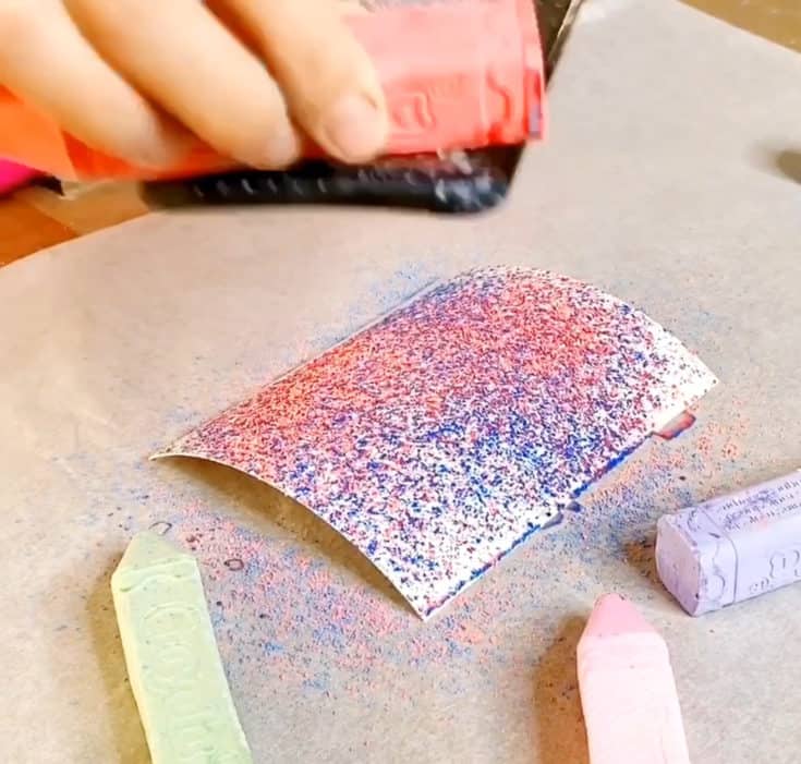 CHALK PAINTING GLITTER ART hello, Wonderful