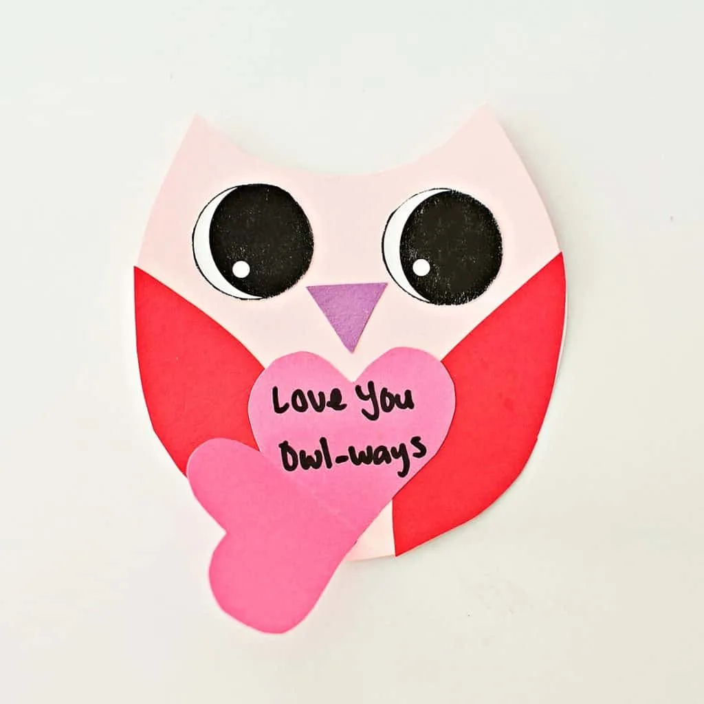 Simple homemade owl card