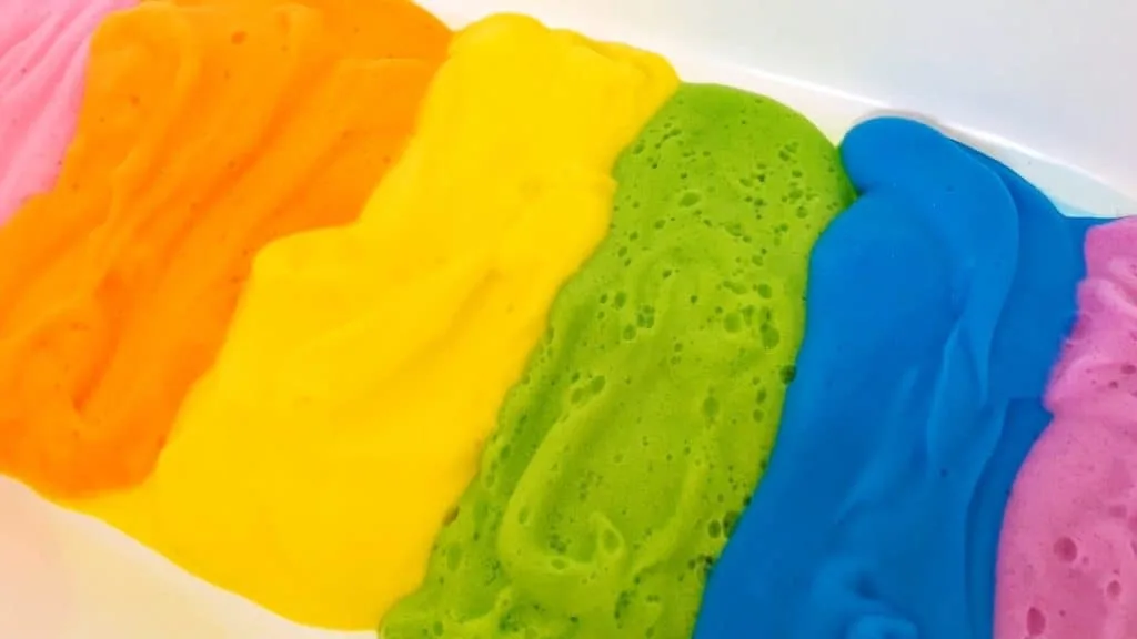 RAINBOW SOAP FOAM SENSORY PLAY - hello, Wonderful