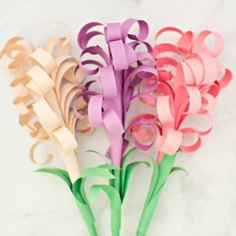 GIANT DIY PAPER HYACINTH FLOWER BOUQUET - hello, Wonderful