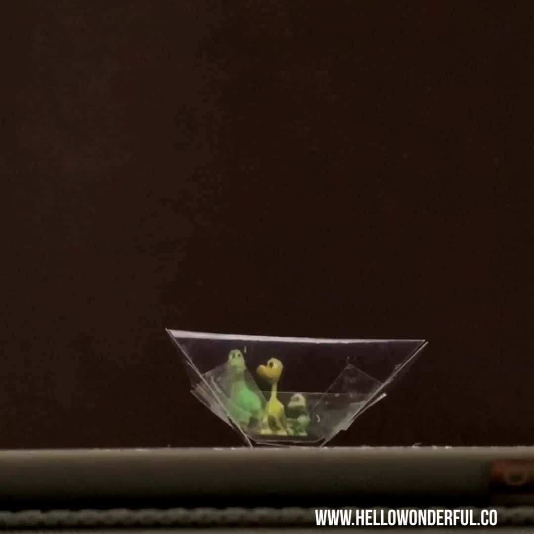 HOW TO MAKE A 3D HOLOGRAM - hello, Wonderful