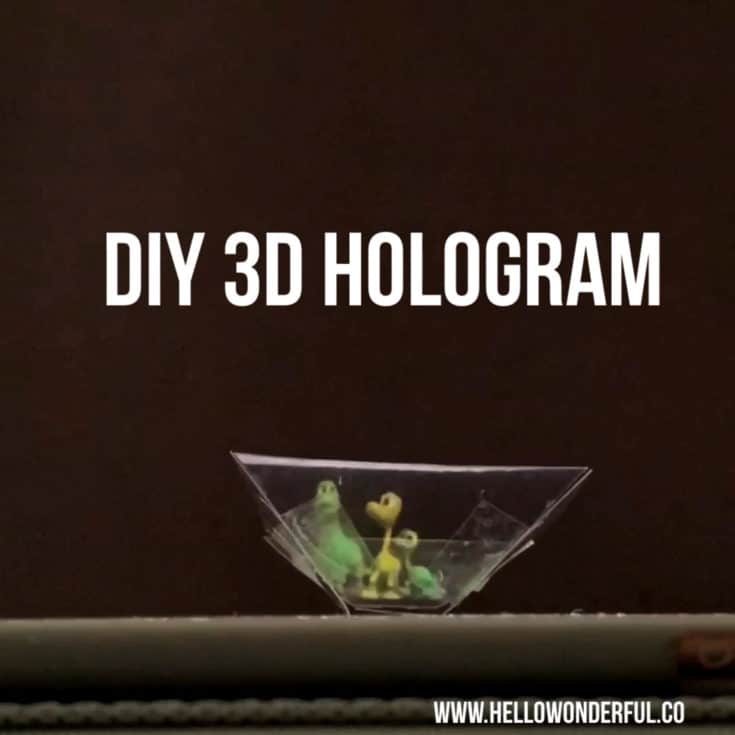 HOW TO MAKE A 3D HOLOGRAM