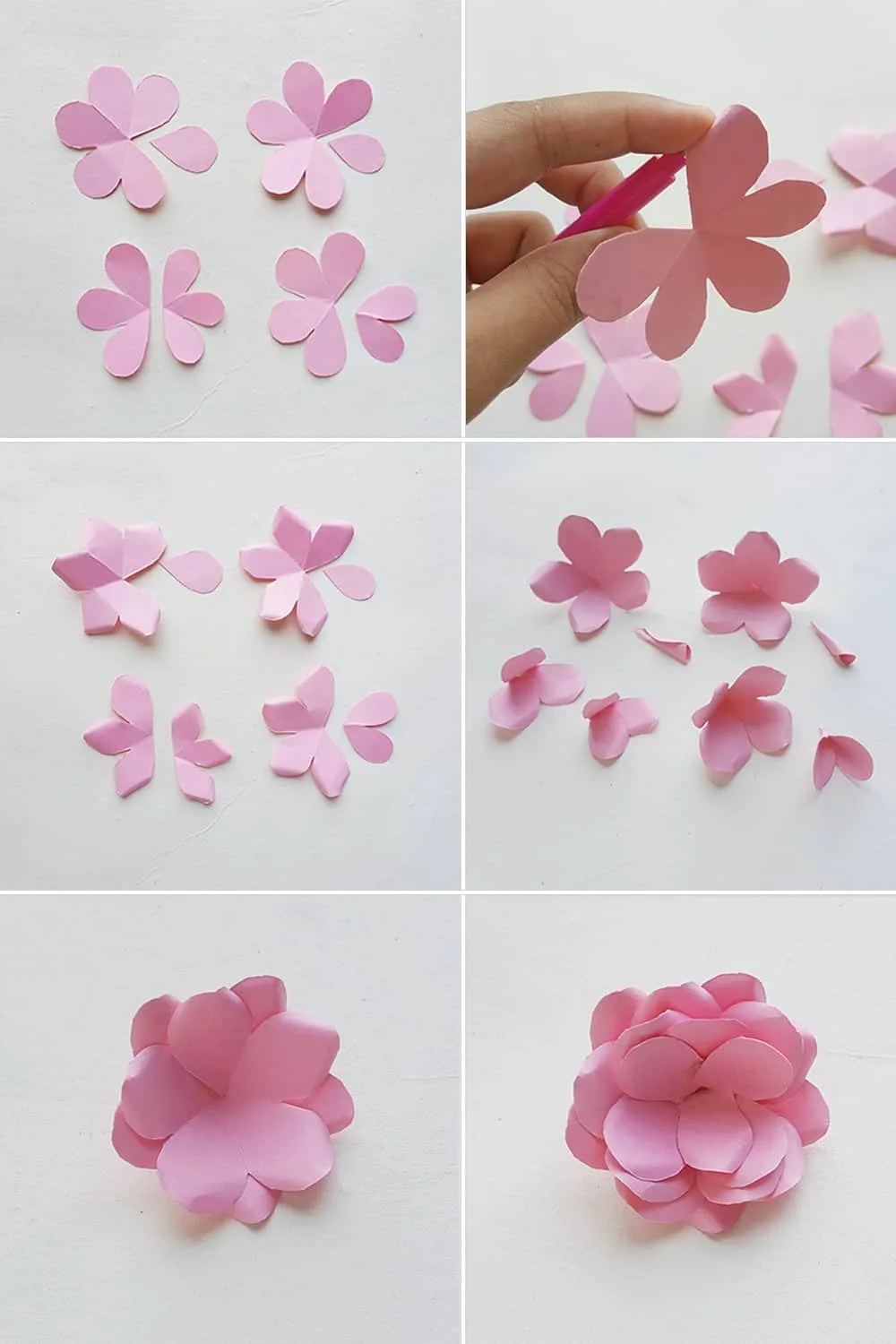 Make a lovely DIY paper rose wreath - perfect for Mother's Day or spring decor!