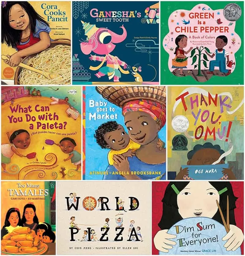 List of children's books about food from around the world. 