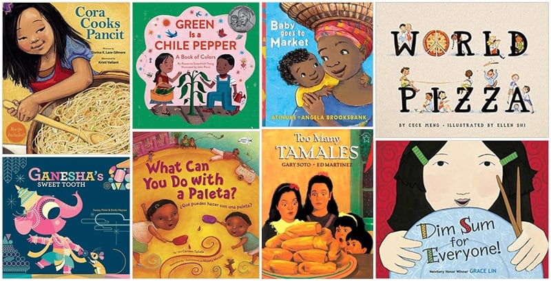 List of children's books about food from around the world. 